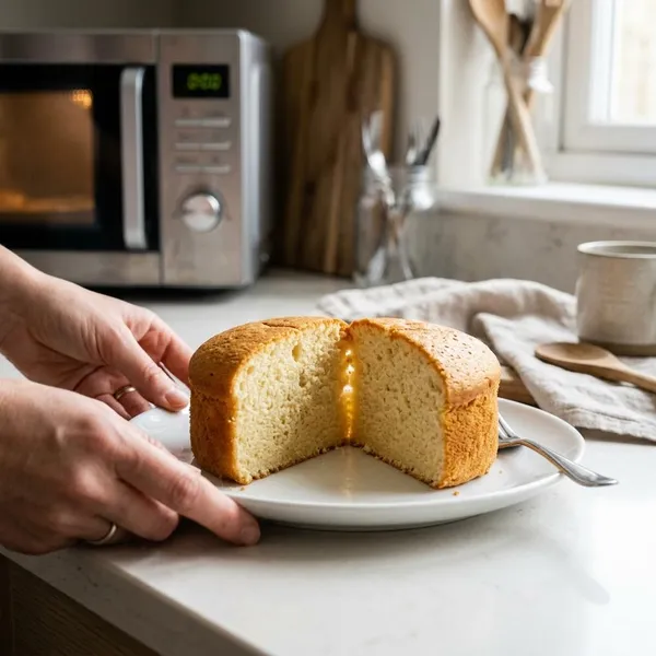 Cómo hacer bizcocho en microondas paso a paso