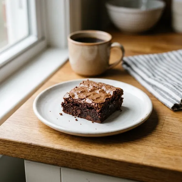 Cómo servir y conservar el brownie