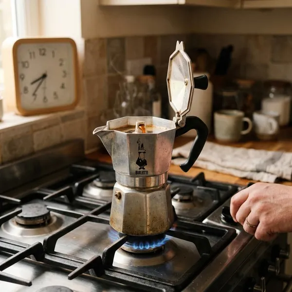 como hacer cafe en cafetera italiana