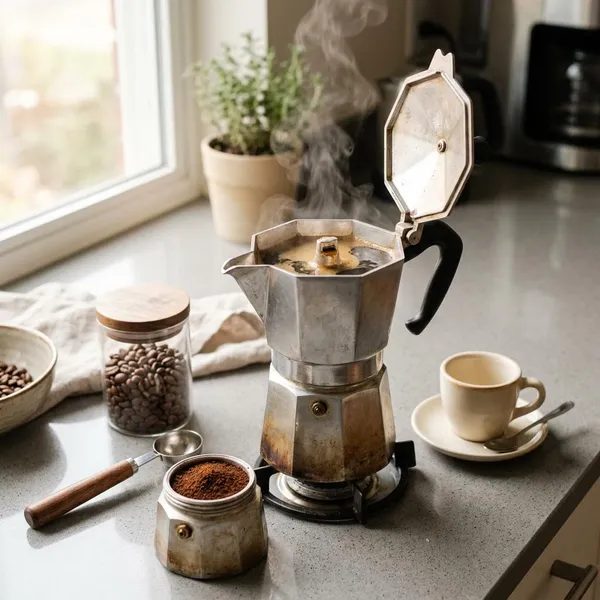 Cómo hacer café en cafetera italiana