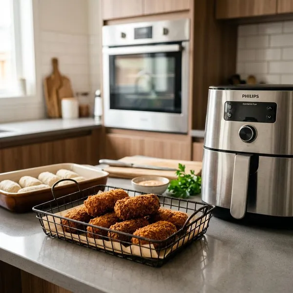 Freidora de aire fritura u horno