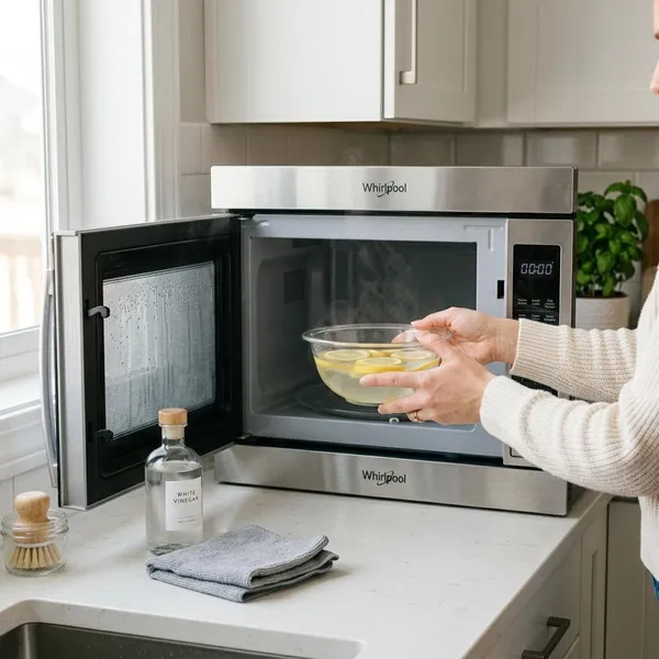 Métodos caseros para limpiar el microondas