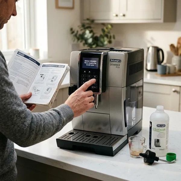 Errores frecuentes al limpiar una cafetera De'Longhi