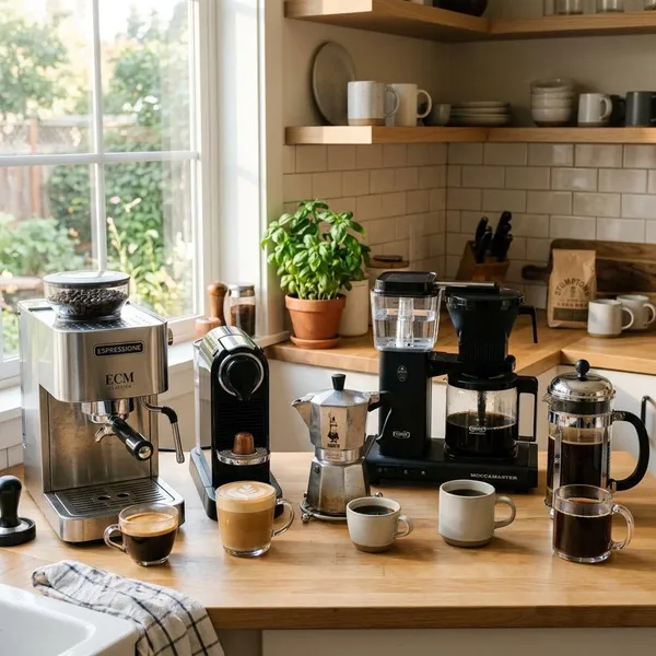Tipos de cafeteras para casa