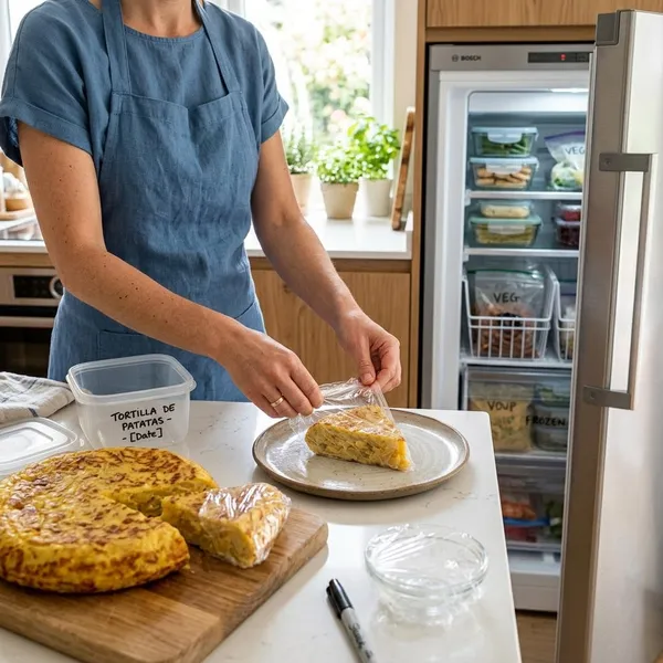 se puede congelar una tortilla de patatas