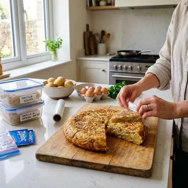 Cómo congelar tortilla de patatas paso a paso