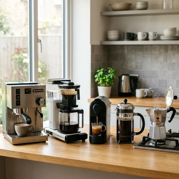 tipos de cafeteras